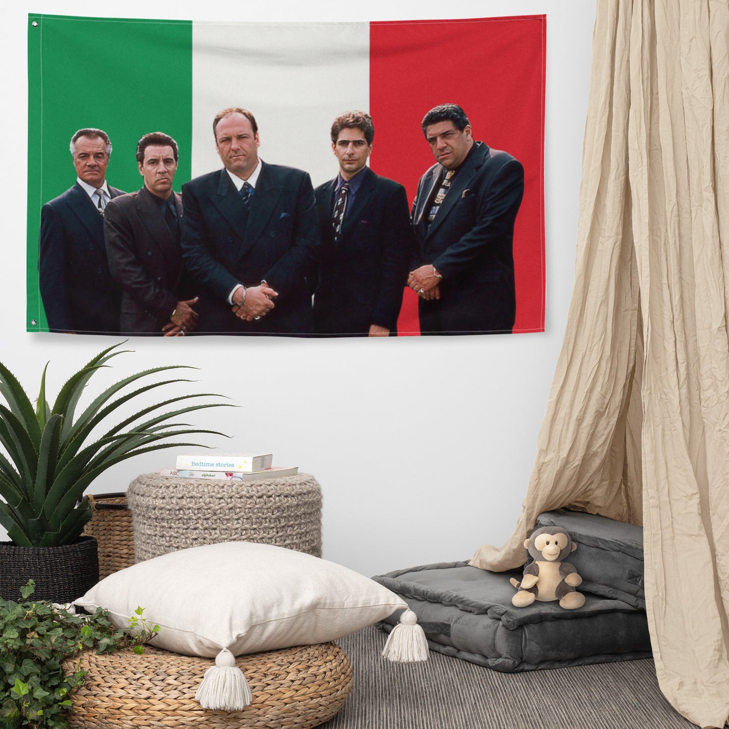 Sopranos Flag Italian