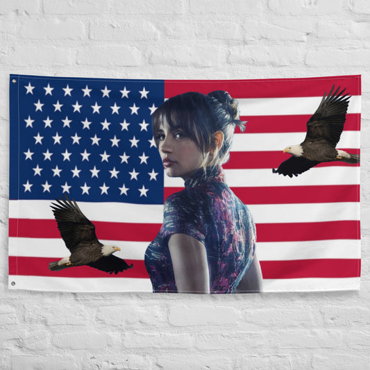 Ana De Armas Flag