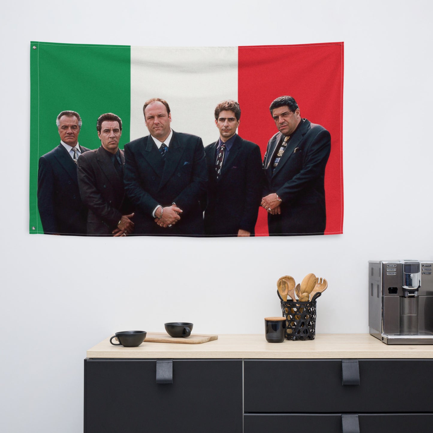 Sopranos Flag Italian