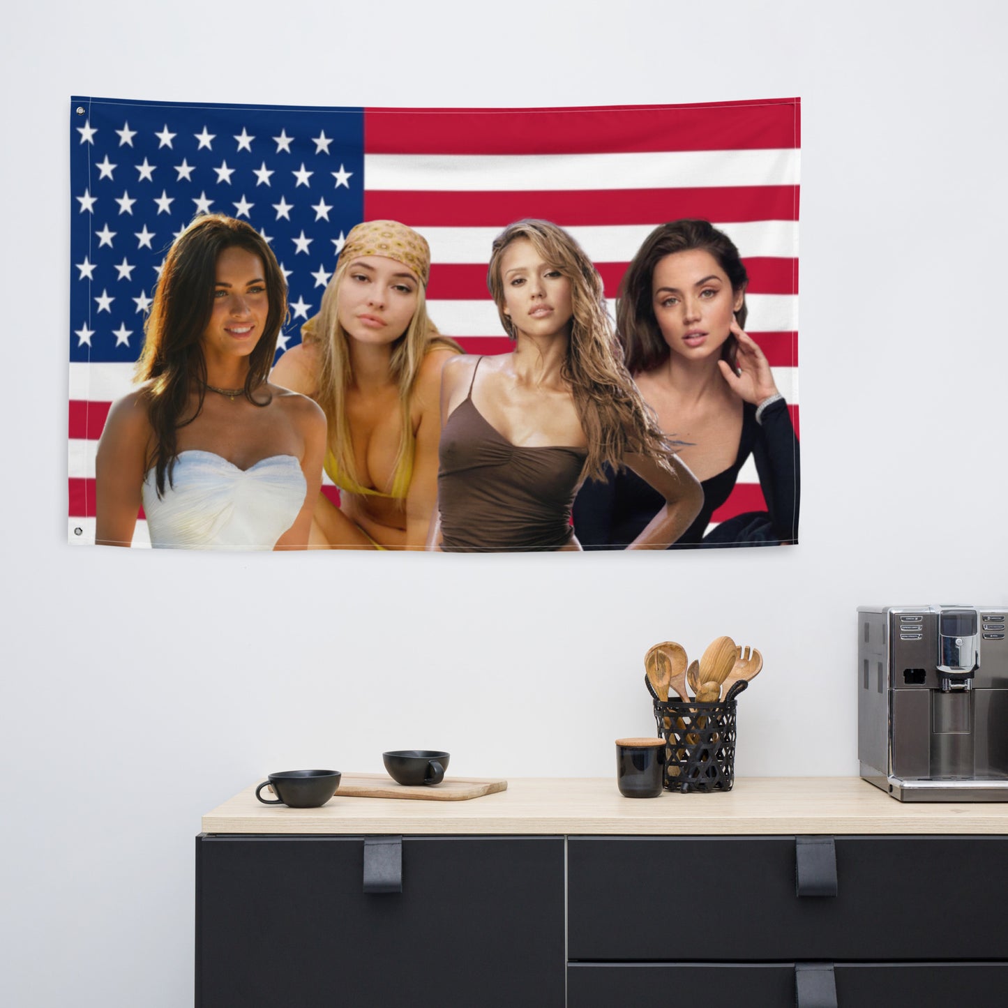 Megan Madelyn Jessica Ana Flag