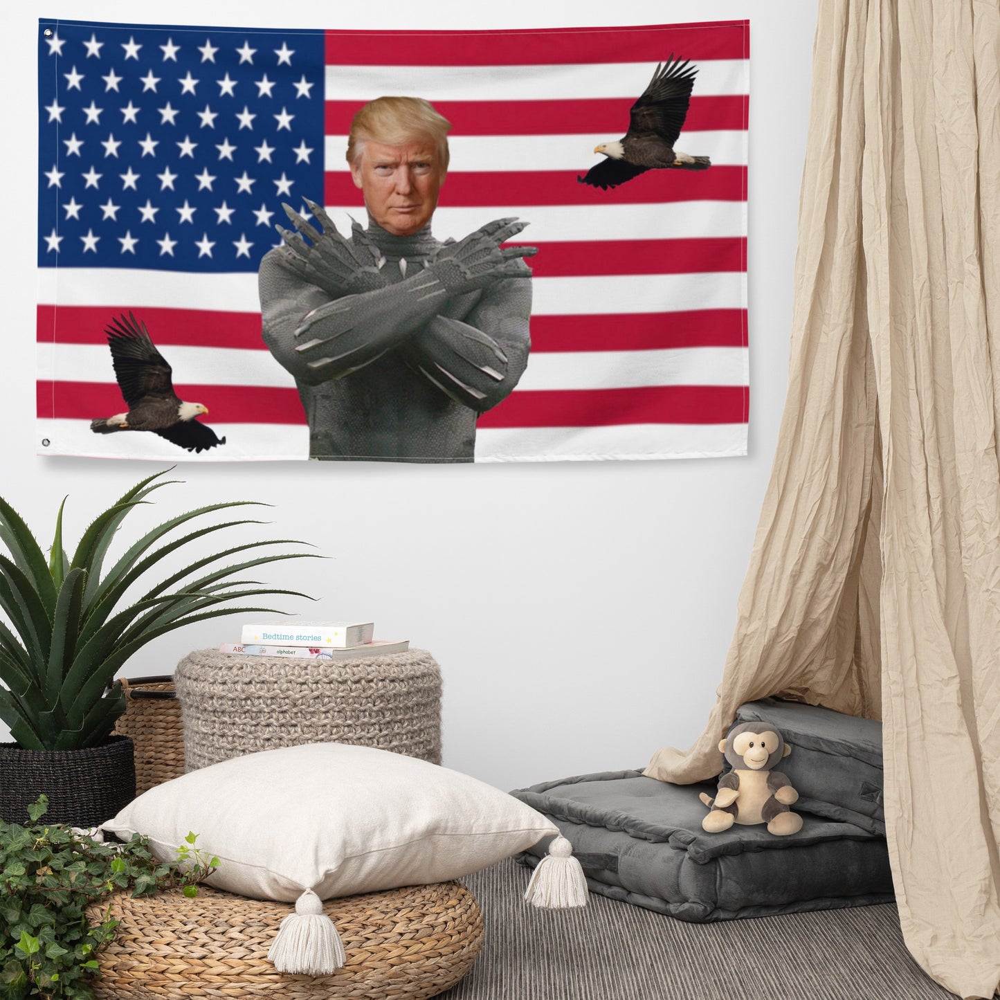 Donald Trump Panther Flag