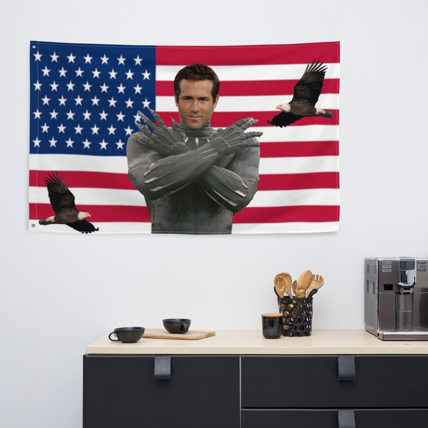 Ryan Reynolds Panther Flag